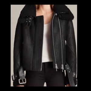All Saints Howell Shearling Jacket
